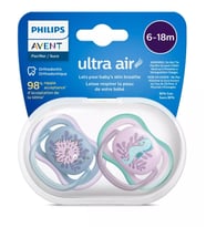 Philips Avent Ultra Air Emzik 6-18 Ay 2li Kız SCF085/61 (Çok Renkli)