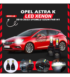 Opel Astra K 2015-2023 Uzun Far Uyumlu Şimşek Etkili Led Xenon Light Series H1