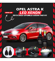 Opel Astra K 2015-2023 Uzun Far Uyumlu Şimşek Etkili Led Xenon Light Series H1
