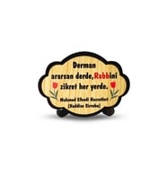Derman Ararsan Derdine Ahşap Magnet