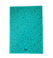 40 Yaprak Çizgili Defter Plastik Kapak A-4 1 Adet PP Kapak Büyük Boy Kareli Defter 40 Sayfa A4 Desenli Kapak (Turkuaz)