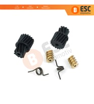 2 Set Mercedes W203 W211 CLK W209 A209 İçin Merkezi Kilit Tamir Dişli Yay Seti 2037200135.