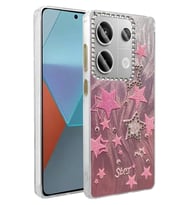Newface Xiaomi Redmi Note 13 Pro 4G Kılıf Blade Aynalı Desenli Kapak - Desen 7
