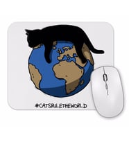 Cats Rule The World Mouse Pad
