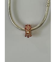 Fubena Rose Çiçek Klips Charm