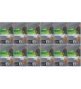 Depend Emici Külot Pants Hasta Bezi L - Büyük - Large Erkek 96 Adet (12PK*8)
