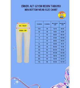 Erkek Regular Fit Çizgili Kışlık Pantolon Fonksiyonel Dayanıklı Kaliteli Konforlu Estetik Şık