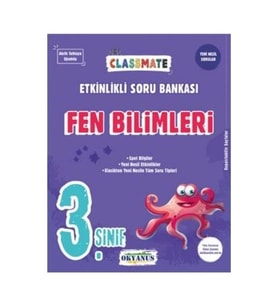 Okyanus Yayınları 3. Sınıf Classmate Fen Bilimleri Etkinlikli Soru Bankası
