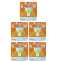 (5 Adet) Osaka 12Volt 7W (50W) Sarı (3000K) GU5.3 Duylu (İğne Bacak) Led Spot Ampul