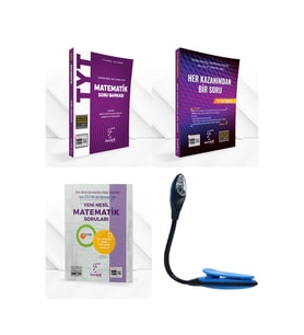 karakök yayınları TYT Matematik Soru Bankası + Kazanım Soru + Yeni Nesil Soru Full Set + Kitap Okuma (Çok Renkli)