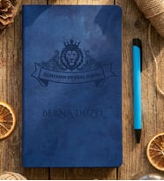 Kişiye Özel Arkadaşa Hediye Defter Doğum Günü Hediyesi (Mavi)
