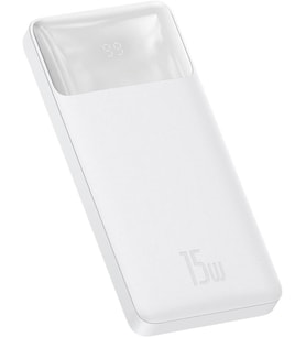 Baseus Bipow Pro Overseas Beyaz 10000 mAh Powerbank