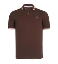 T8594 DEWBERRY ERKEK T-SHIRT-KAHVE