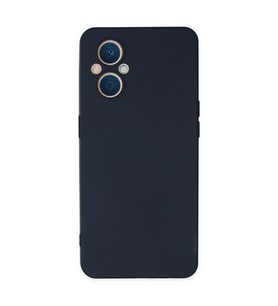 Oppo Reno 7 Lite Kılıf Nano İçi Kadife Silikon - Lacivert