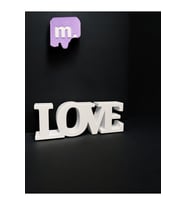 DEKORATİF LOVE YAZILI BİBLO, AŞK MODERN MASAÜSTÜ DEKOR