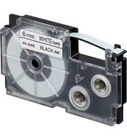 XR-6WE1 (We/bk) Etiket Yazıcısı Kartuşu Beyaz Renk Üstüne Siyah Baskı