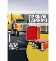 Kare Kırmızı Turuncu Led Far Tır Lambası Kamyon Arka Fren Lambası Tır Otobüs Karavan Arka İkaz Lambası 2 adet