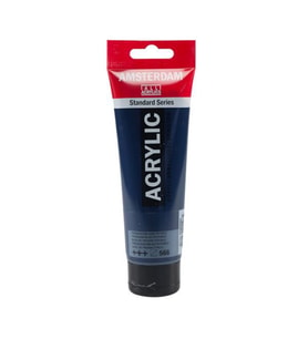 Talens Amsterdam Akrilik Boya 120 ml. 566 Prussian Blue (Phthalo) 