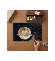 Latte Kalp Desenli Kahve Tasarımı 240 parça Ahşap Puzzle Ahşap Kutuda MP01609
