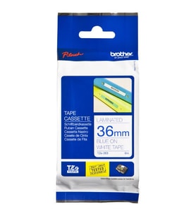 Tonersepeti Brother TZE-263 Mavi/Beyaz Lamine Etiket