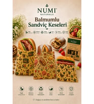 Balmumlu Sandviç Keseleri – Yeniden Kullanılabilir, Doğal Kumaş, Çevre Dostu