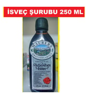 İSVEÇ ŞURUBU 250 ML İTHAL İSVEÇ ŞURUBU 250 ML KATKISIZ