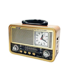 Concord NS-8898BT Analog Saatli Nostaljik Radyo Bluetooh Hoparlör