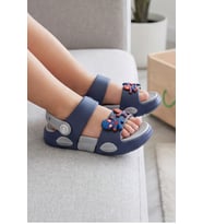 SuperNova Ultra Konfor Çift Tabanlı Ortopedik Bebek ve Çocuk Sandalet Terlik(31-36 Beden)