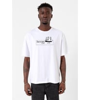 Outlander Artemis Crew Beyaz Erkek Oversize Tshirt