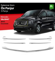 Mercedes Vito Uyumlu W447 Krom Ön Panjur Geniş Model 5 Parça. 2014-2020