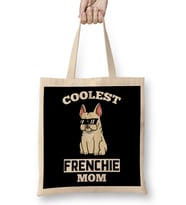 Coolest Cream French Bulldog Mom Bez Çanta Uzun Saplı