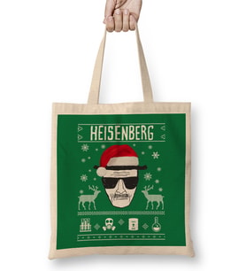 Breaking Bad Heisenberg Christmas Bez Çanta Uzun Saplı