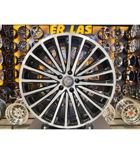 4 Adet MERCEDES ORIJINAL 8-9*20 5*112 ET28 66.6 BLACK MACK JANT REVİZE EDİLMİŞ (Takım)