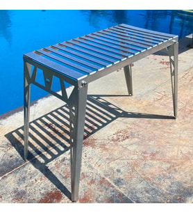 Kamp Ayısı® NorrGrill™ Ateş Üstü Ayaklı Izgaralı Katlanır Kamp Piknik Masası
