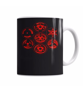 Sharingan Kupa Bardak Porselen