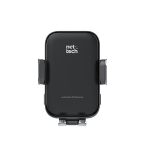 Nettech NT-CHC32 15W Otomatik Sensörlü Kablosuz Araç Şarj Cihazı & Telefon Tutucu (Siyah)