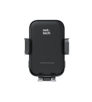 Nettech NT-CHC32 15W Otomatik Sensörlü Kablosuz Araç Şarj Cihazı & Telefon Tutucu (Siyah)