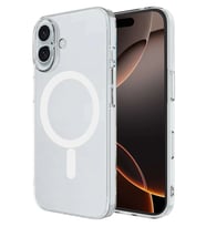 iPhone 16 Plus Kılıf Magneticsafe Şeffaf Silikon - Şeffaf