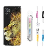 INFINIX Note 11 Pro Note 10 Hot 9 Play Kılıf Kablo Koruma Spiral Silikon Leon 1323