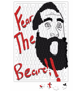 James Harden Fear the Beard! Puzzle 240 Parça Yapboz