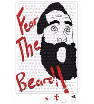 James Harden Fear the Beard! Puzzle 240 Parça Yapboz
