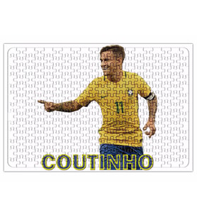 Phelippe Coutinho Seleçao Brasileira Puzzle 240 Parça Yapboz