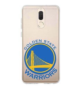 Huawei Mate 10 Lite Uyumlu Kapak Golden State Warriors Tasarımlı Şeffaf Silikon Kılıf