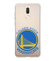 Huawei Mate 10 Lite Uyumlu Kapak Golden State Warriors Tasarımlı Şeffaf Silikon Kılıf
