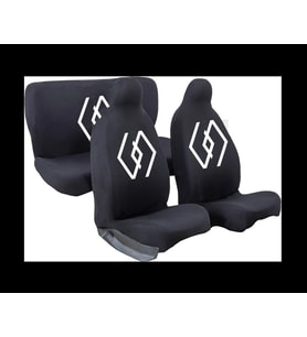 Renault Megane Oto Koltuk Kılıfı Uyumlu Penye Full Araç Set Siyah (Siyah)
