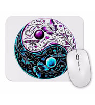 Ying Yang Mouse Pad