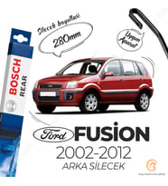 Bosch Rear Arka Silecek Ford Fusion 2002-2012 ile uyumlu (Siyah)