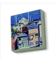 Sultanahmet Camii Baskılı Doğaltaş  Magnet(KRT-015)