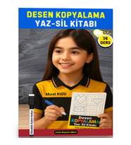 Desen Kopyalama YAZ-SİL Kitabı (Spiralli)
