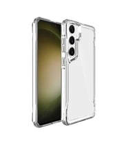 Samsung Galaxy S24 Uyumlu Kılıf Case, Transparent Smooth Hard Protective Cover (Şeffaf)